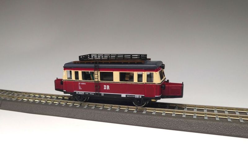 VT 133, DR, Ep. III, Wismarer Schienenbus "Schweineschnäutzchen"