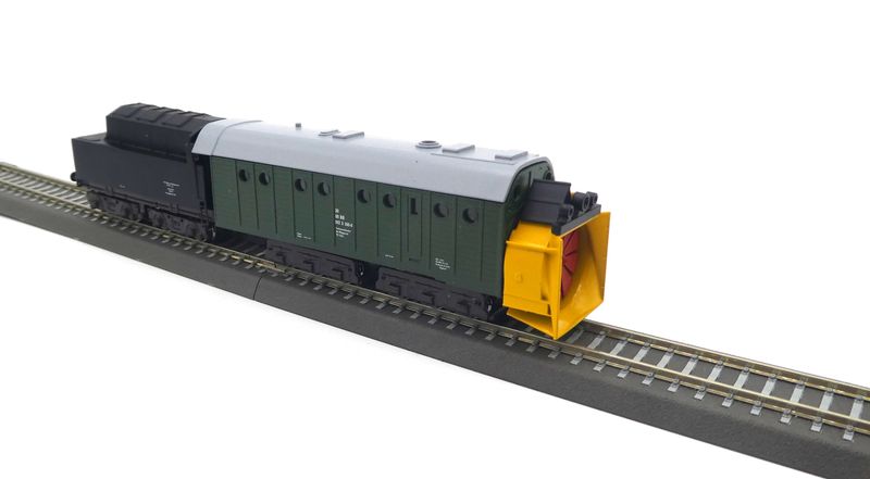 Neuheit 2026: 6achs. Henschel-Dampfschneeschleuder mit Tender, DB, Ep. III- IV, BD Köln, BW Wuppertal