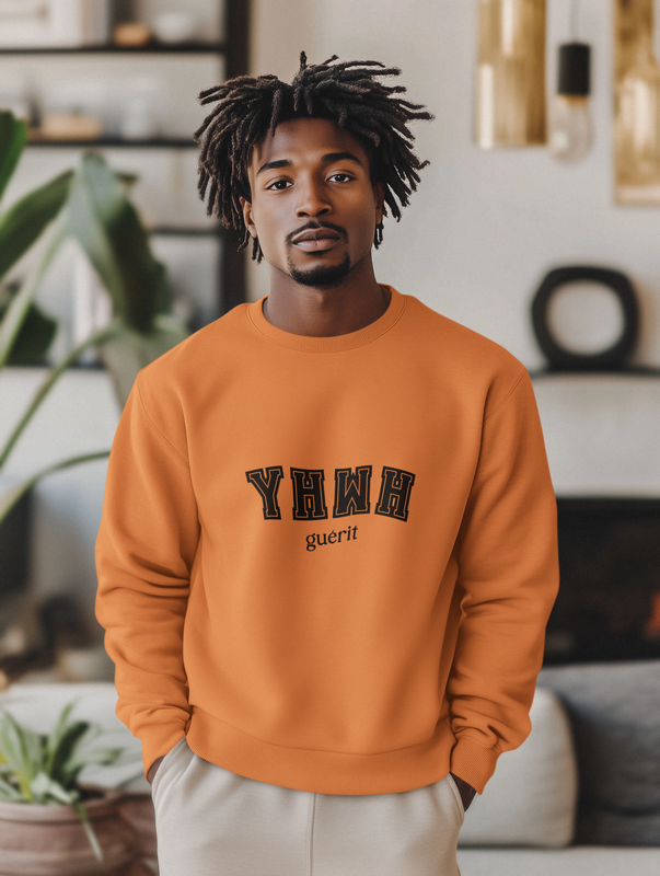 Sweat-shirt Mixte - YHWH guérit
