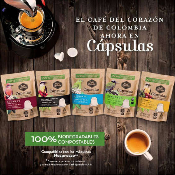 Café Quindío Nespresso Assortiment 50 Capsules