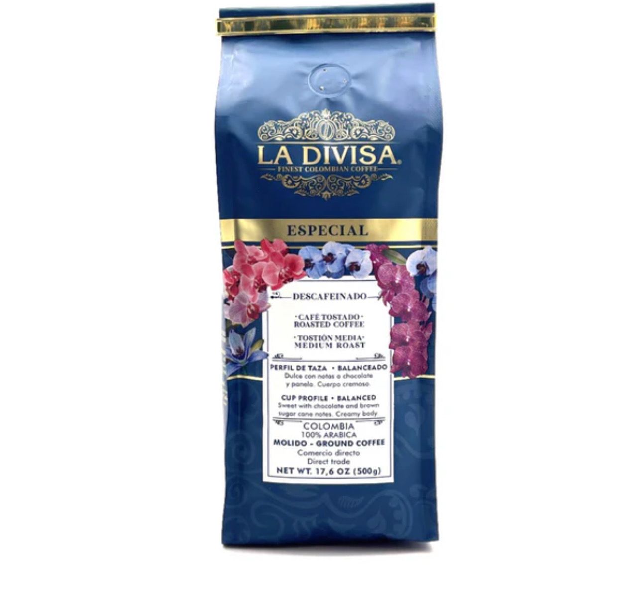 Café La Divisa Especial Decaf 340gr gemalen