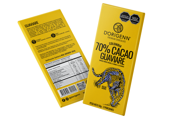 D’Origenn Guaviare 70% Chocolade-bar
