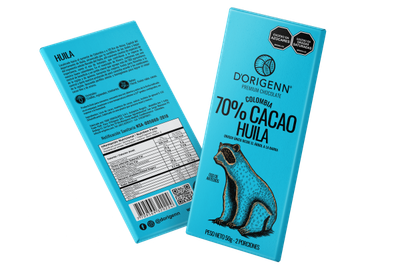 D’Origenn Huila 80% chocolade-bar