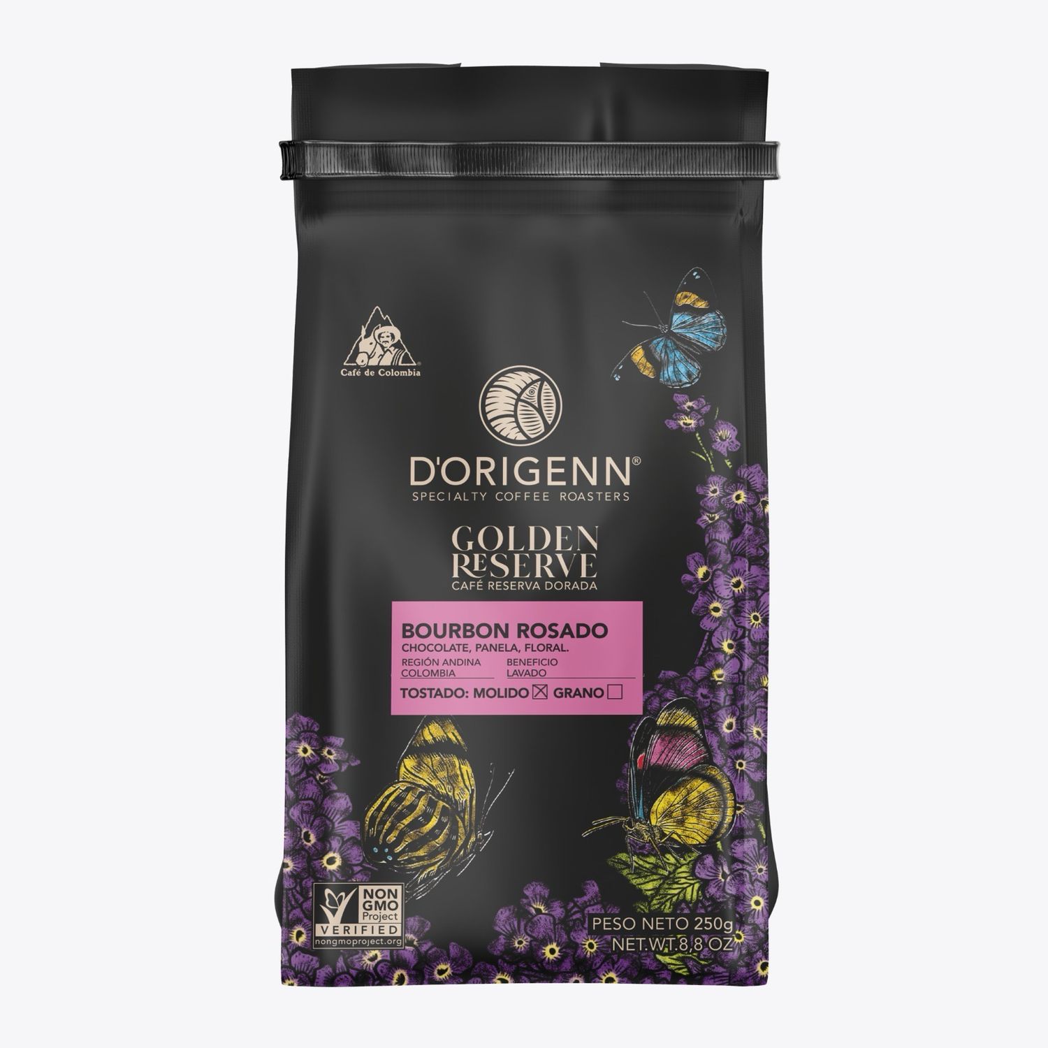 Café D’Origenn Golden Reserva Bourbon Rosado
