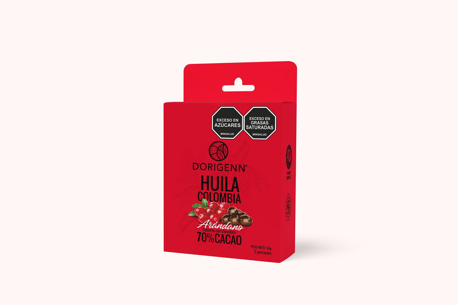 D’Origenn Arándanos 70% cacao