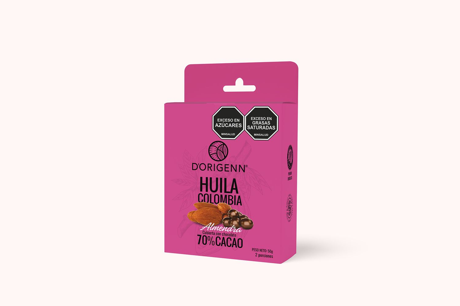 D’Origenn Almendra 70% cacao