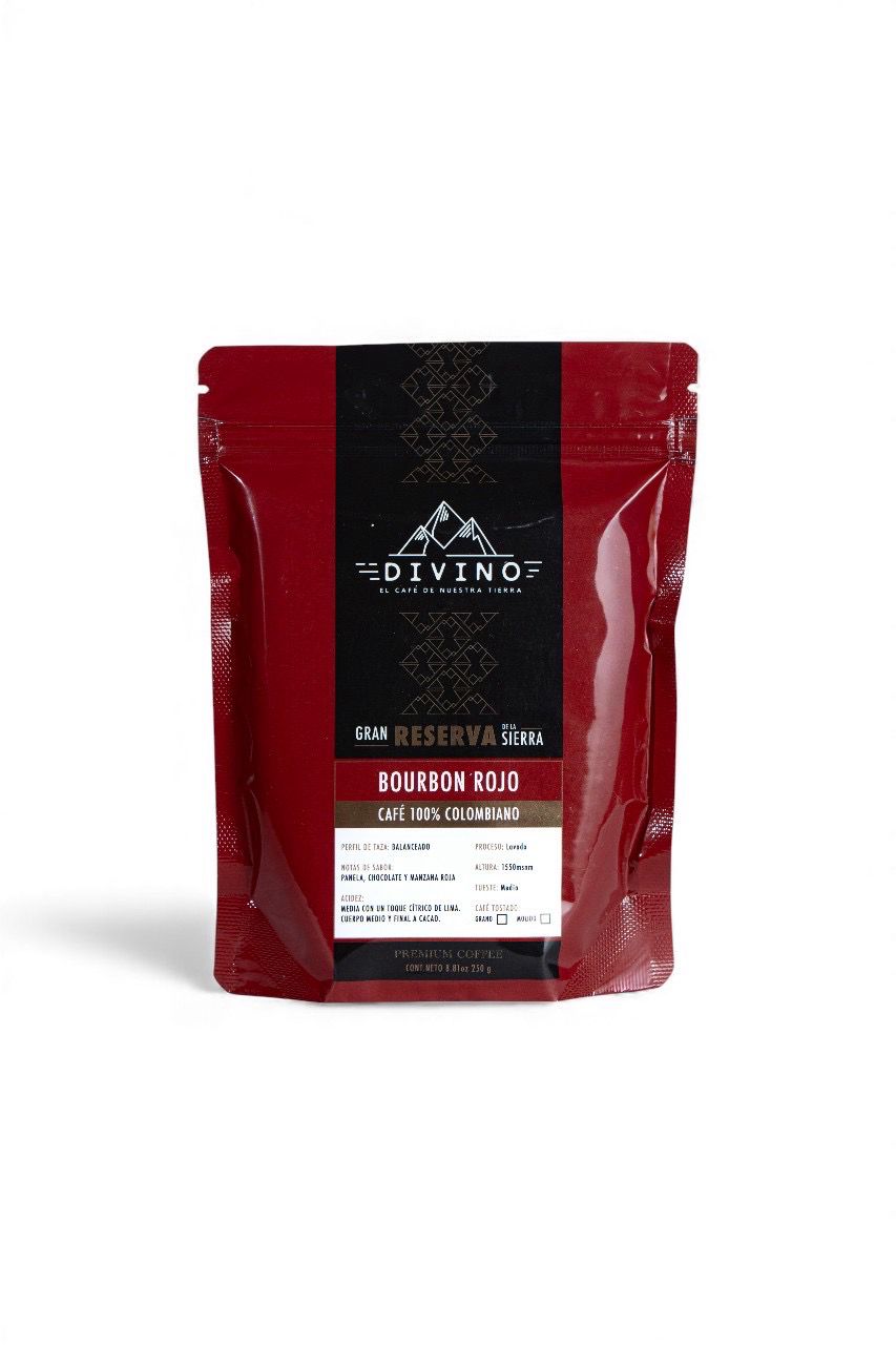 Café Divino Bourbon Rojo 250gr