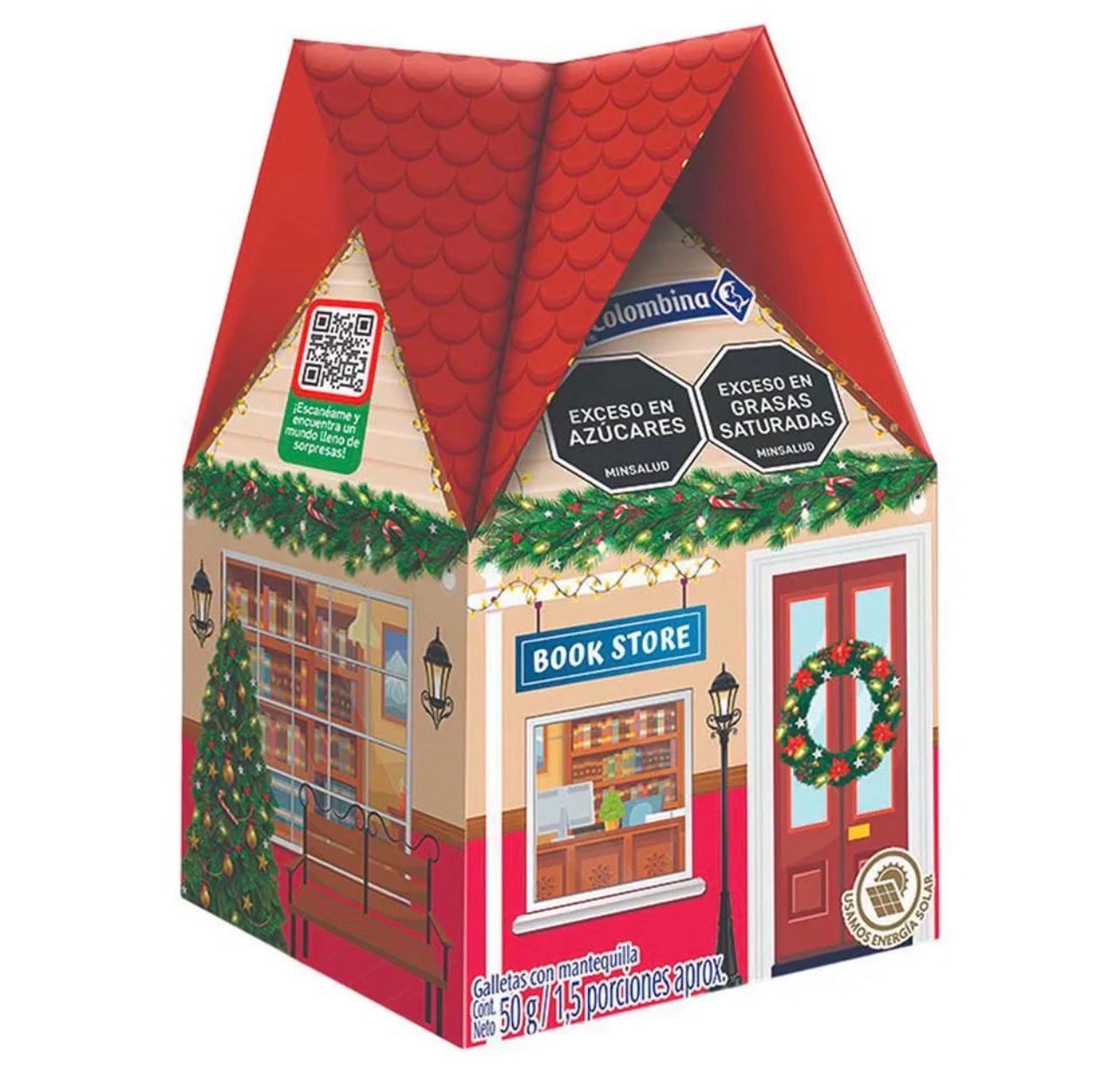 Colombina Casita Navidad 50gr
