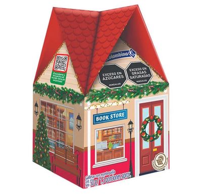 Colombina Casita Navidad 50gr