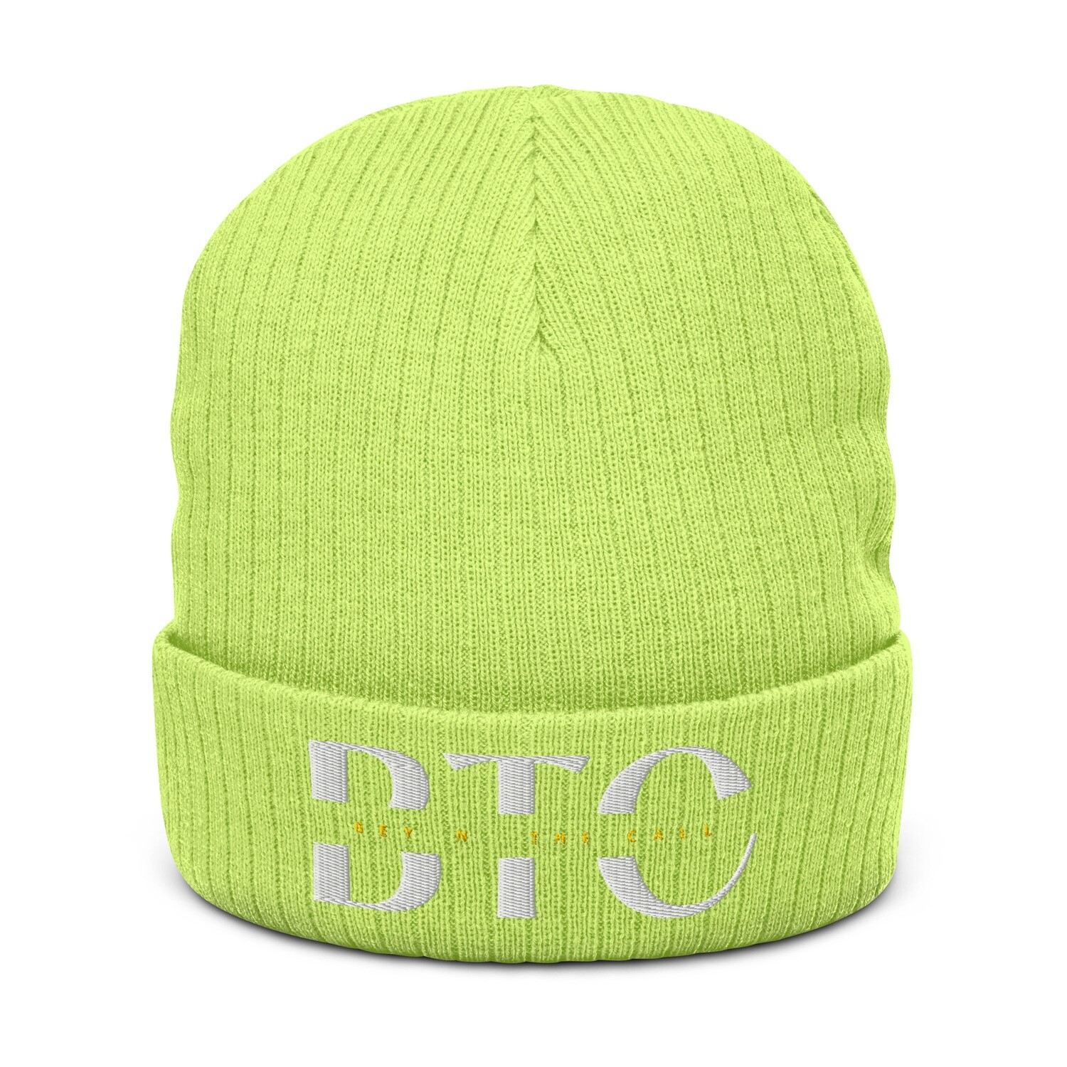 BTC Ribbed knit beanie