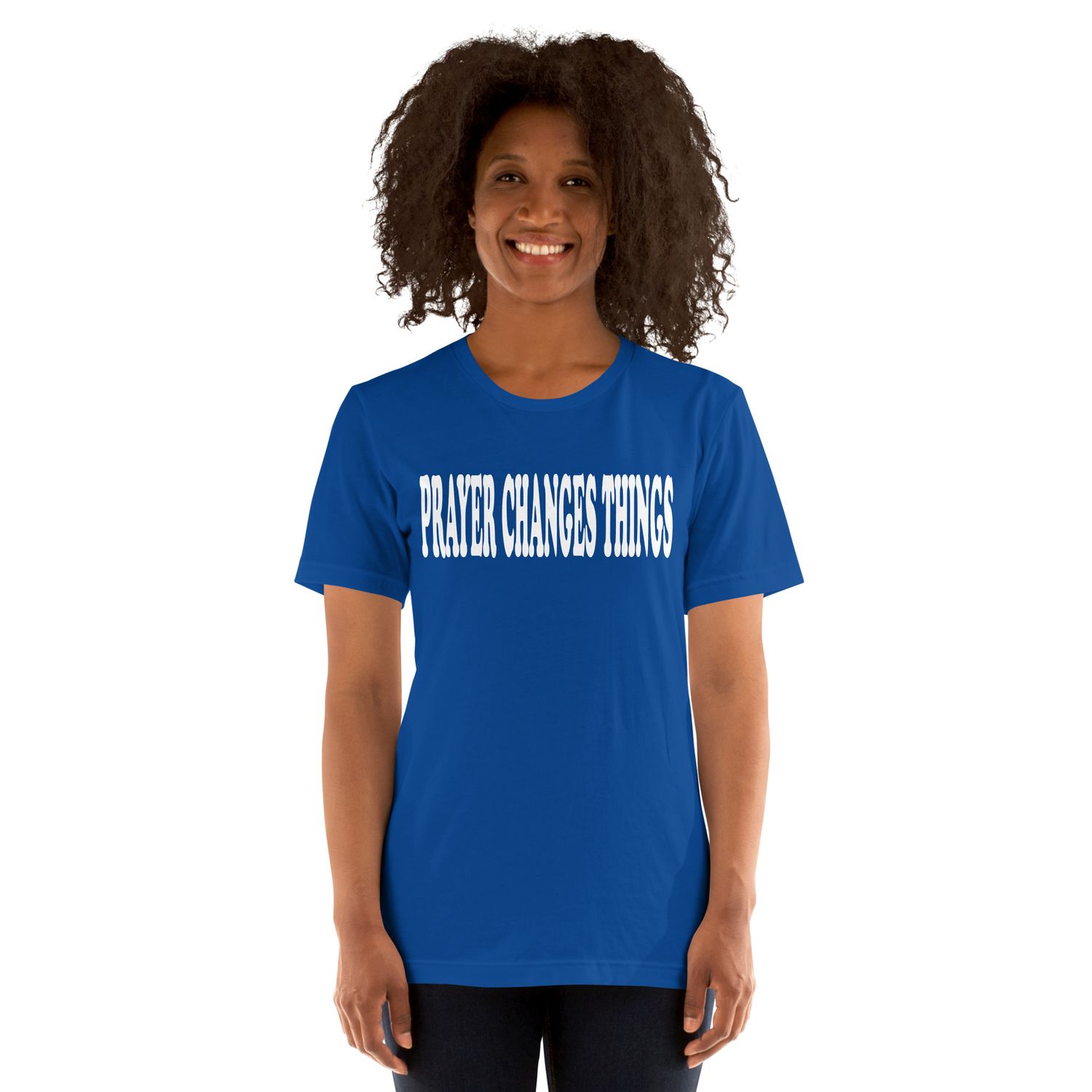 Prayer Changes things wht Unisex t-shirt