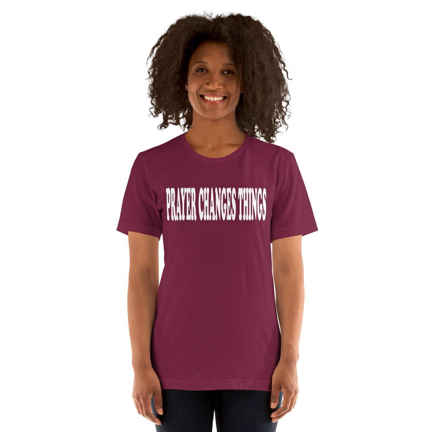 Prayer Changes things wht Unisex t-shirt