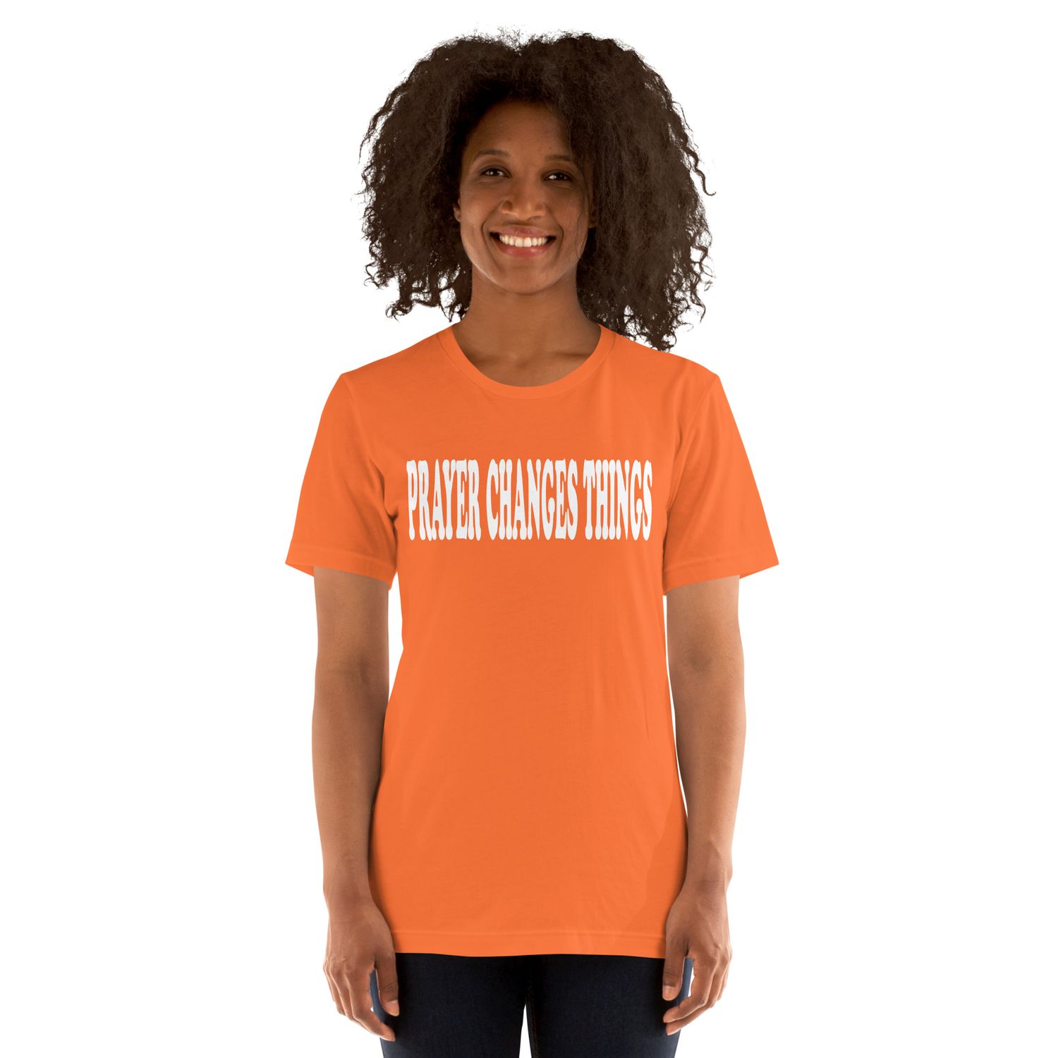 Prayer Changes things wht Unisex t-shirt