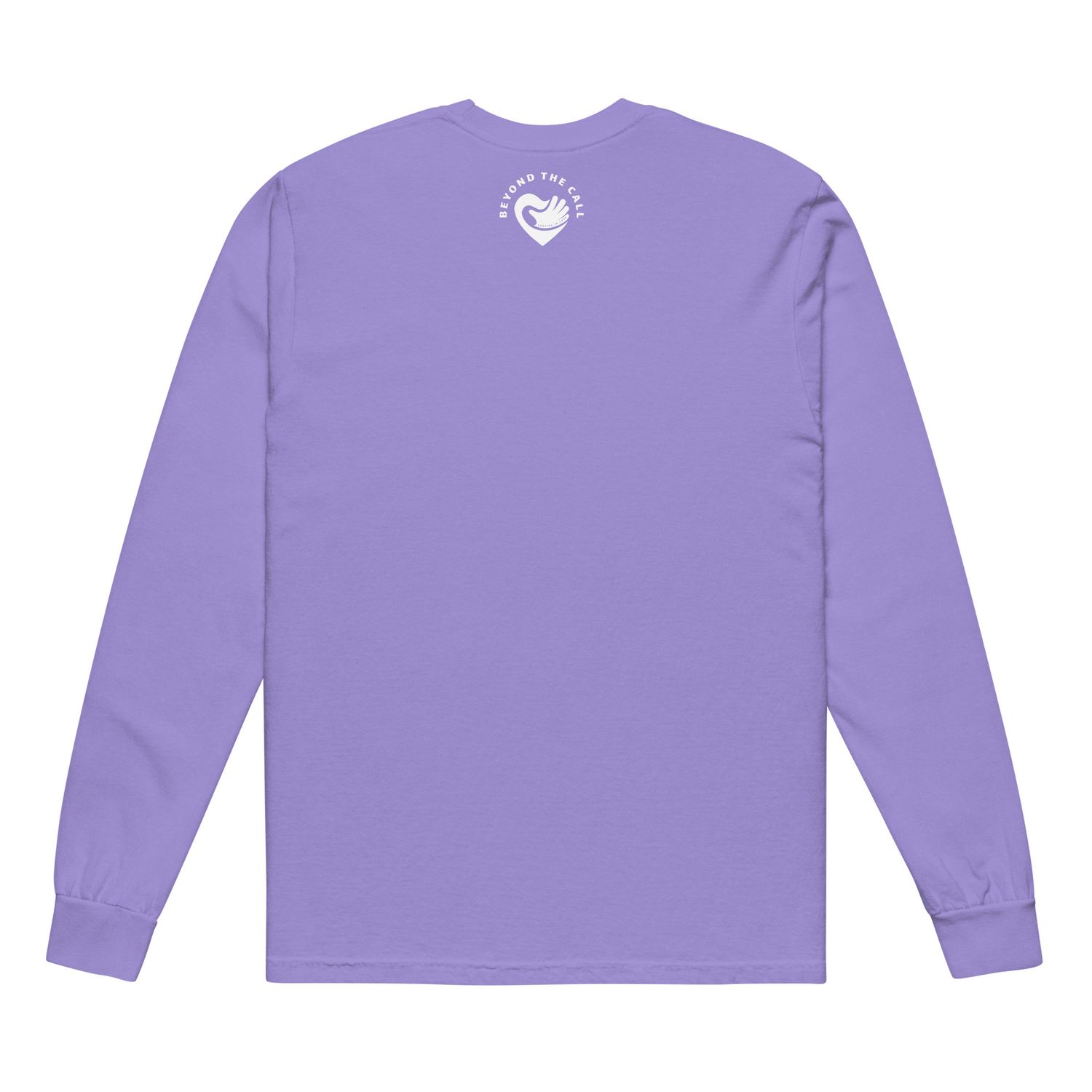 Garment-dyed heavyweight long-sleeve shirt