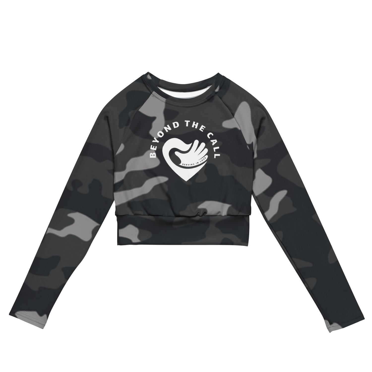 BTC Recycled long-sleeve crop top