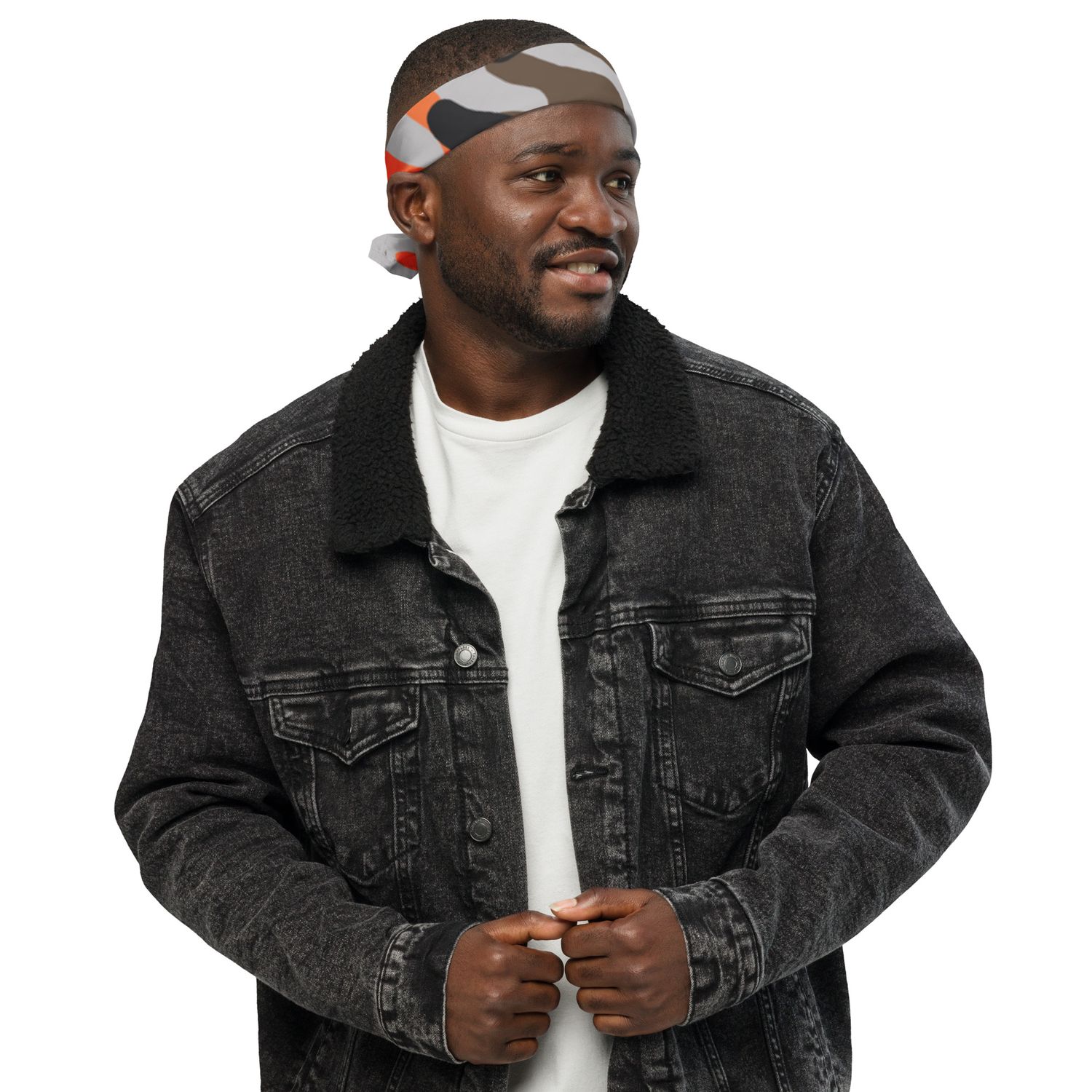 BTC camoflage print bandana