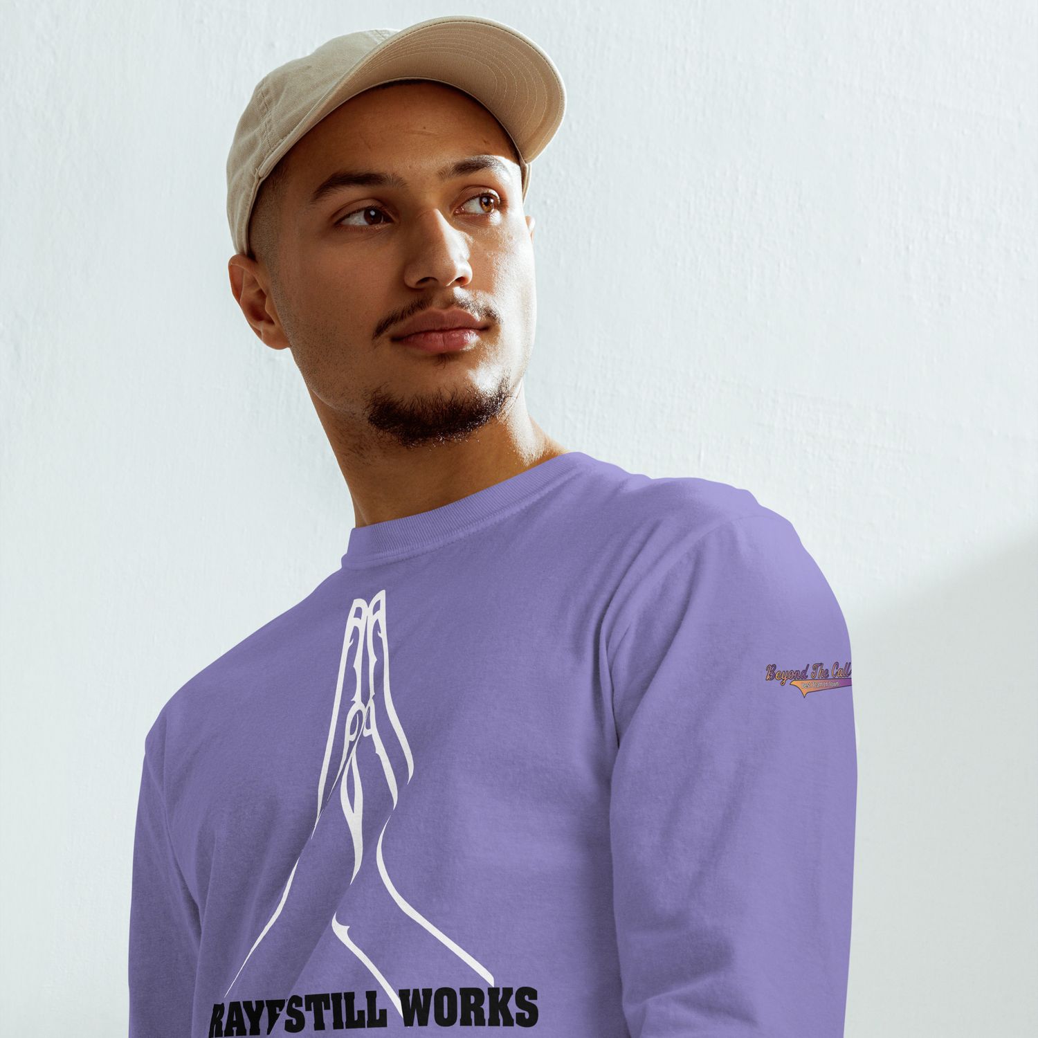 Prayer Works BTC Garment-dyed heavyweight long-sleeve shirt