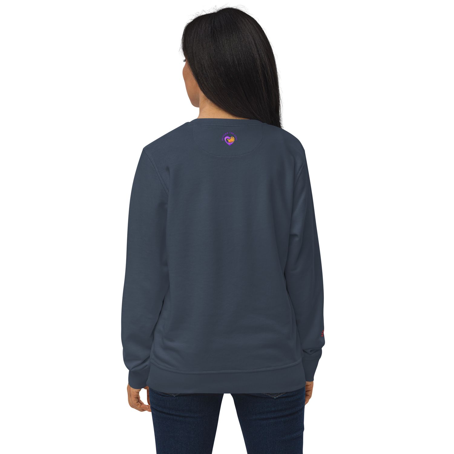 Prayer Changes Things Red on Unisex organic sweatshirt