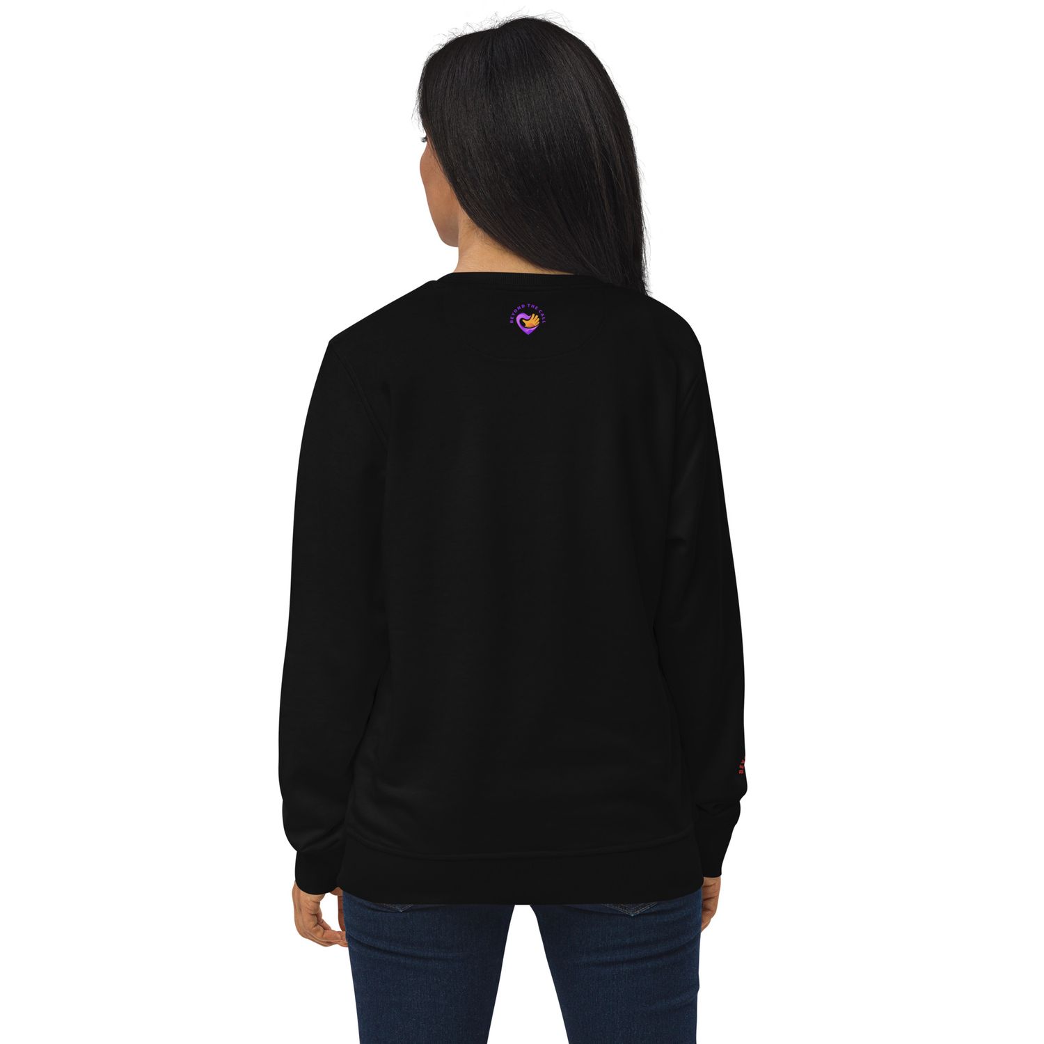 Prayer Changes Things Red on Unisex organic sweatshirt