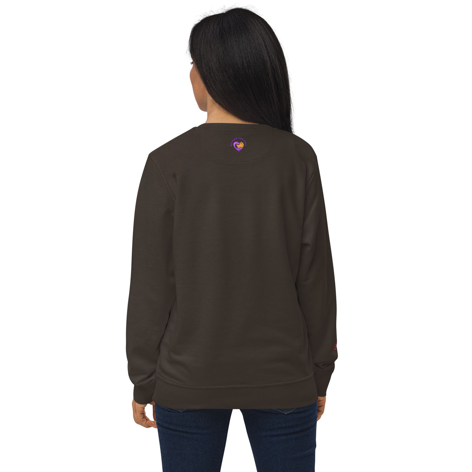 Prayer Changes Things Red on Unisex organic sweatshirt