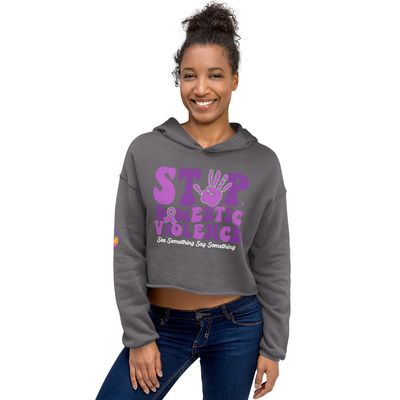 Hand Stop DV Crop Hoodie