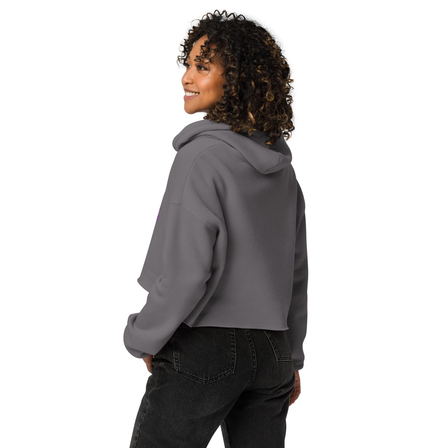 Hand Stop DV Crop Hoodie