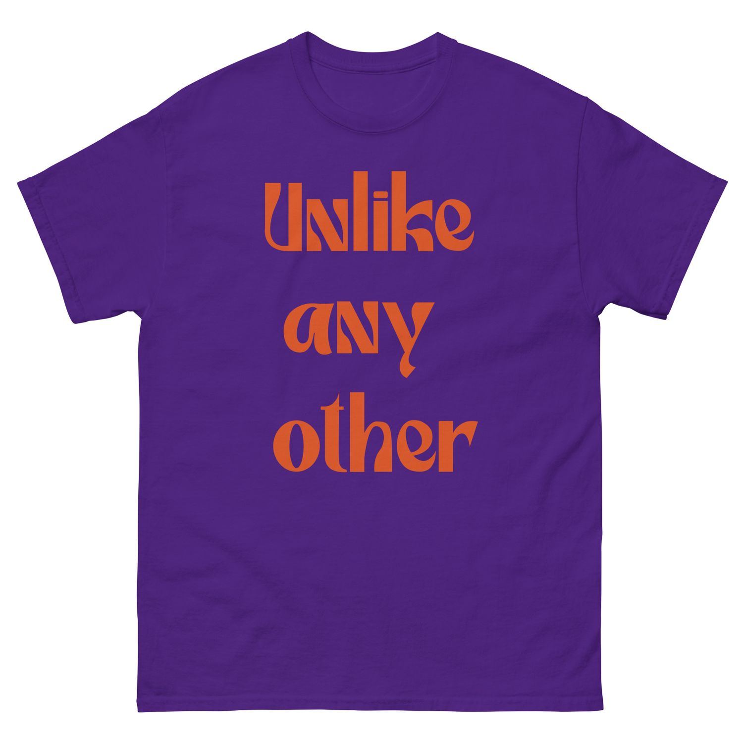 Unlike any other Unisex classic tee BTC