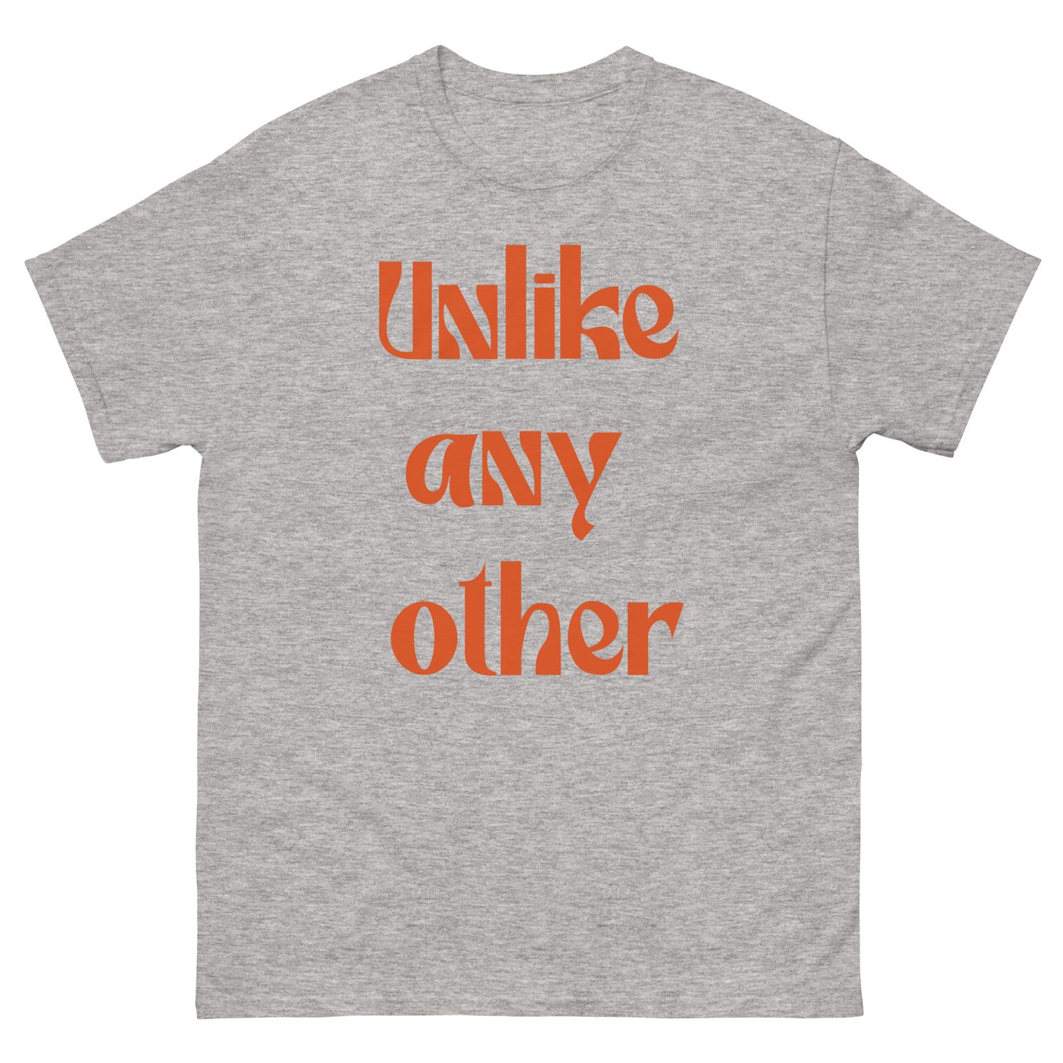 Unlike any other Unisex classic tee BTC