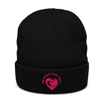 New! Ribbed knit beanie BTC