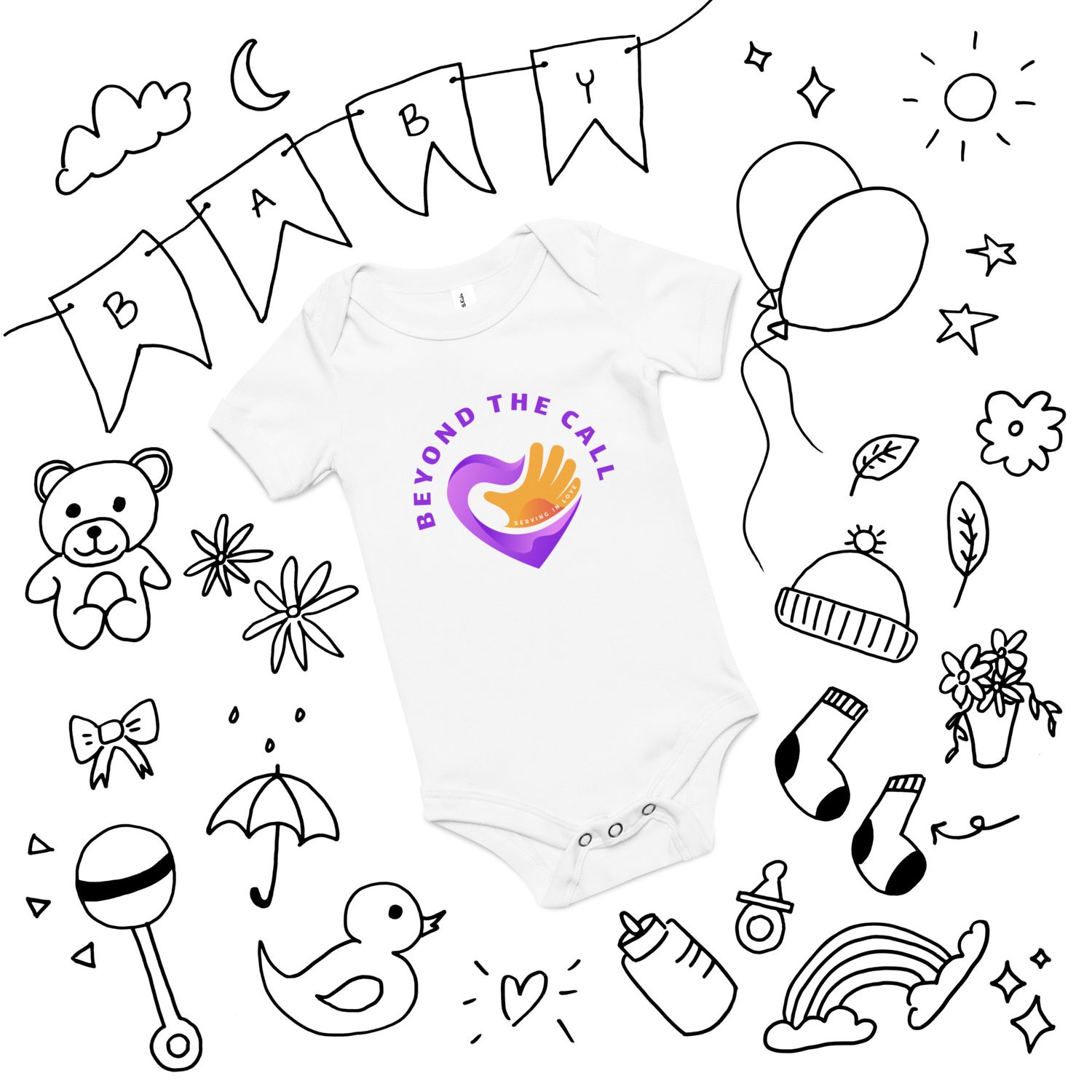 Baby BTC short sleeve one piece