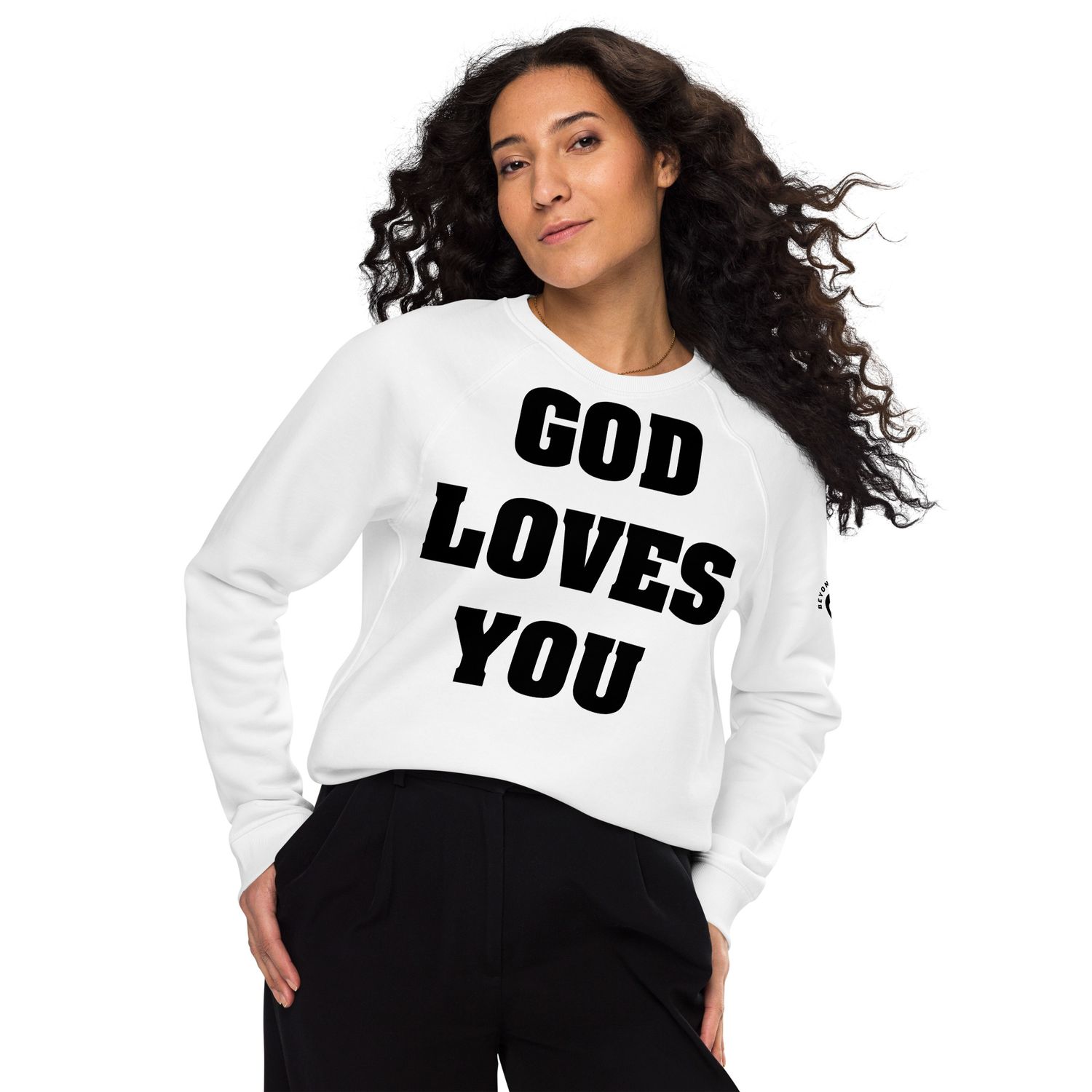 BTC Unisex organic raglan sweatshirt