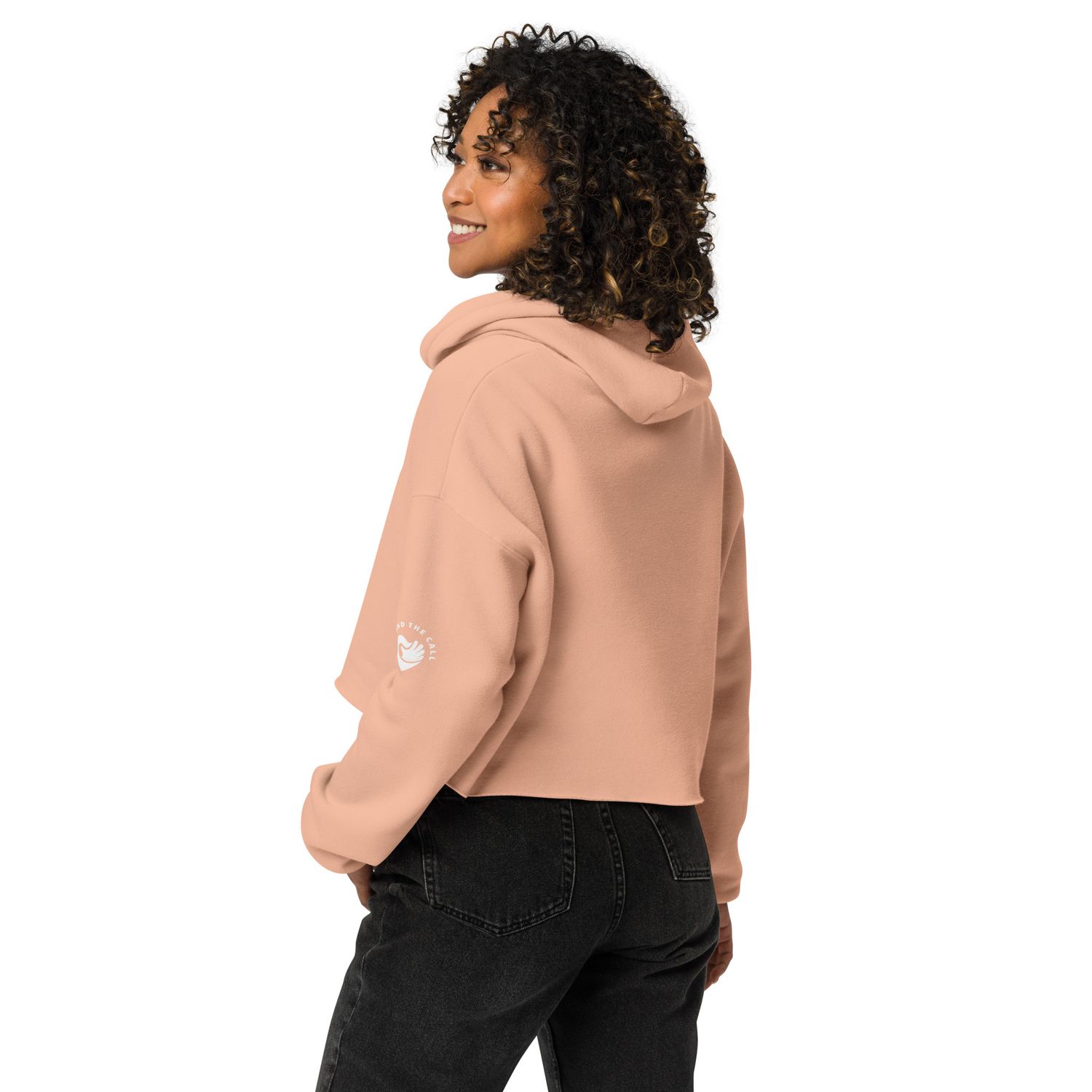 BTC God Loves You Crop Hoodie