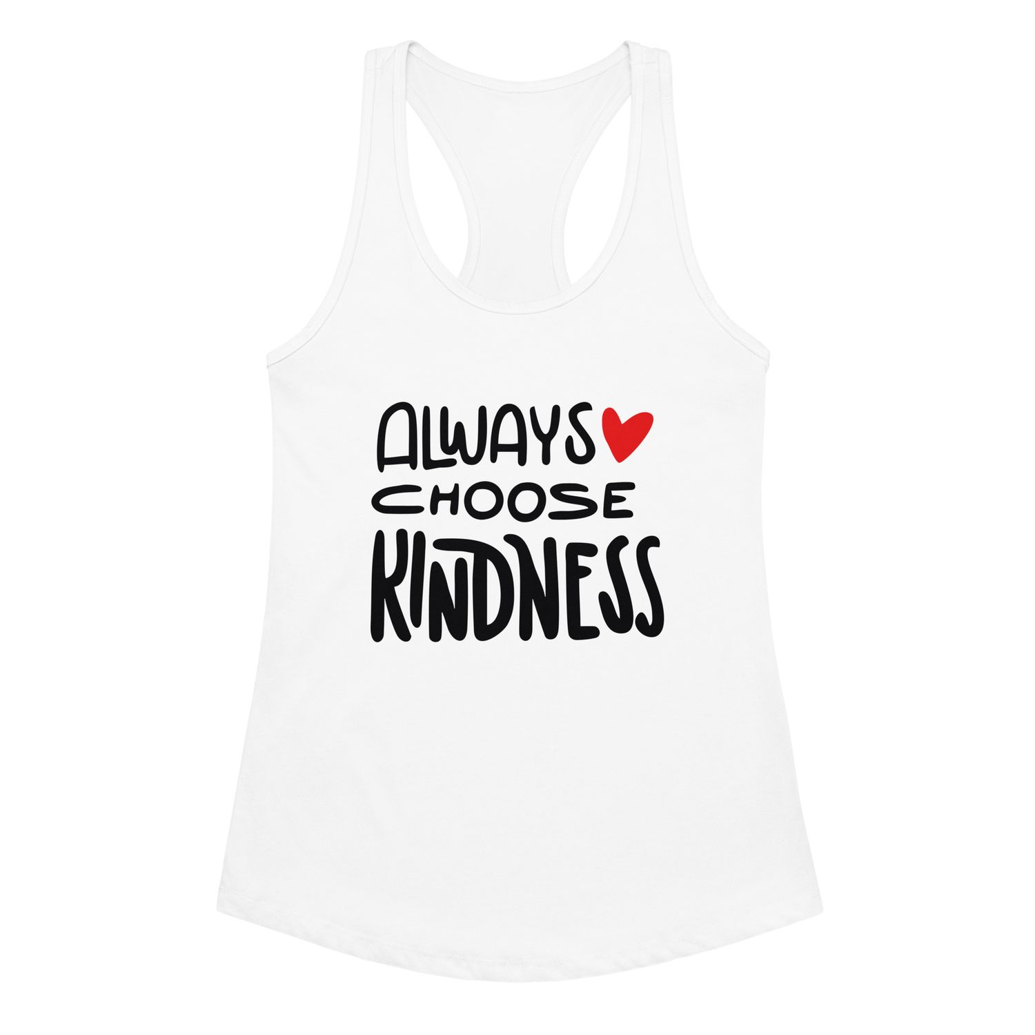 Women’s fitted racerback tank top