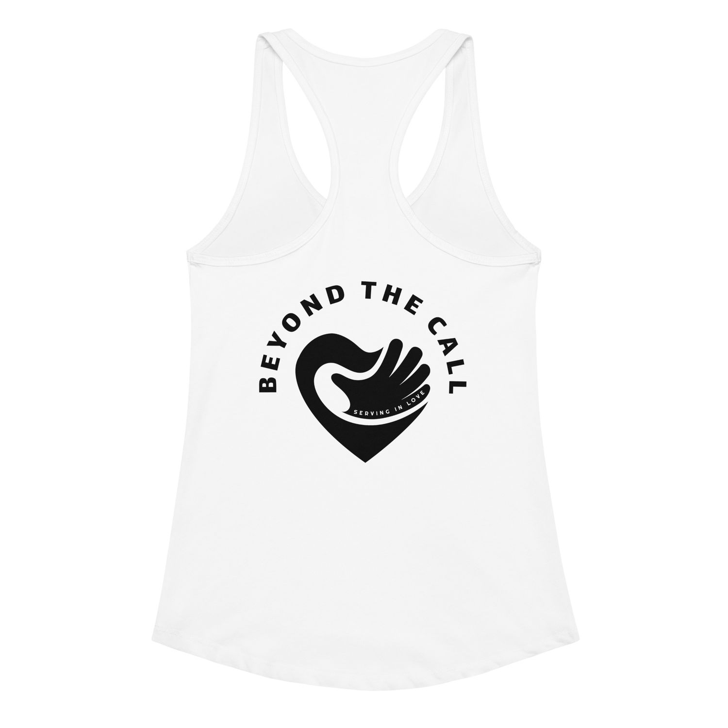 Women’s fitted racerback tank top