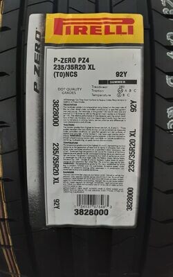 Set of 4 NEW 2353520 92Y Pirelli P-Zero PZ4 XL