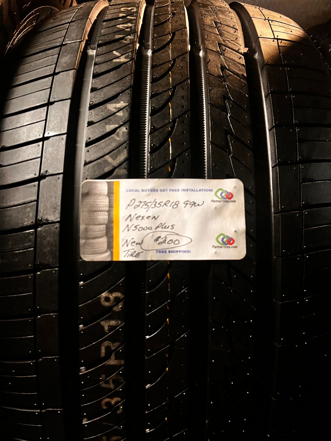 1 SINGLE NEW 2753518 99W NEXEN N5000 PLUS
