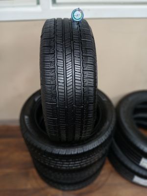 SET OF 4 USED LIKE NEW 2155517 GOODYEAR RELIANT ALL SEASON 94V DOT4024