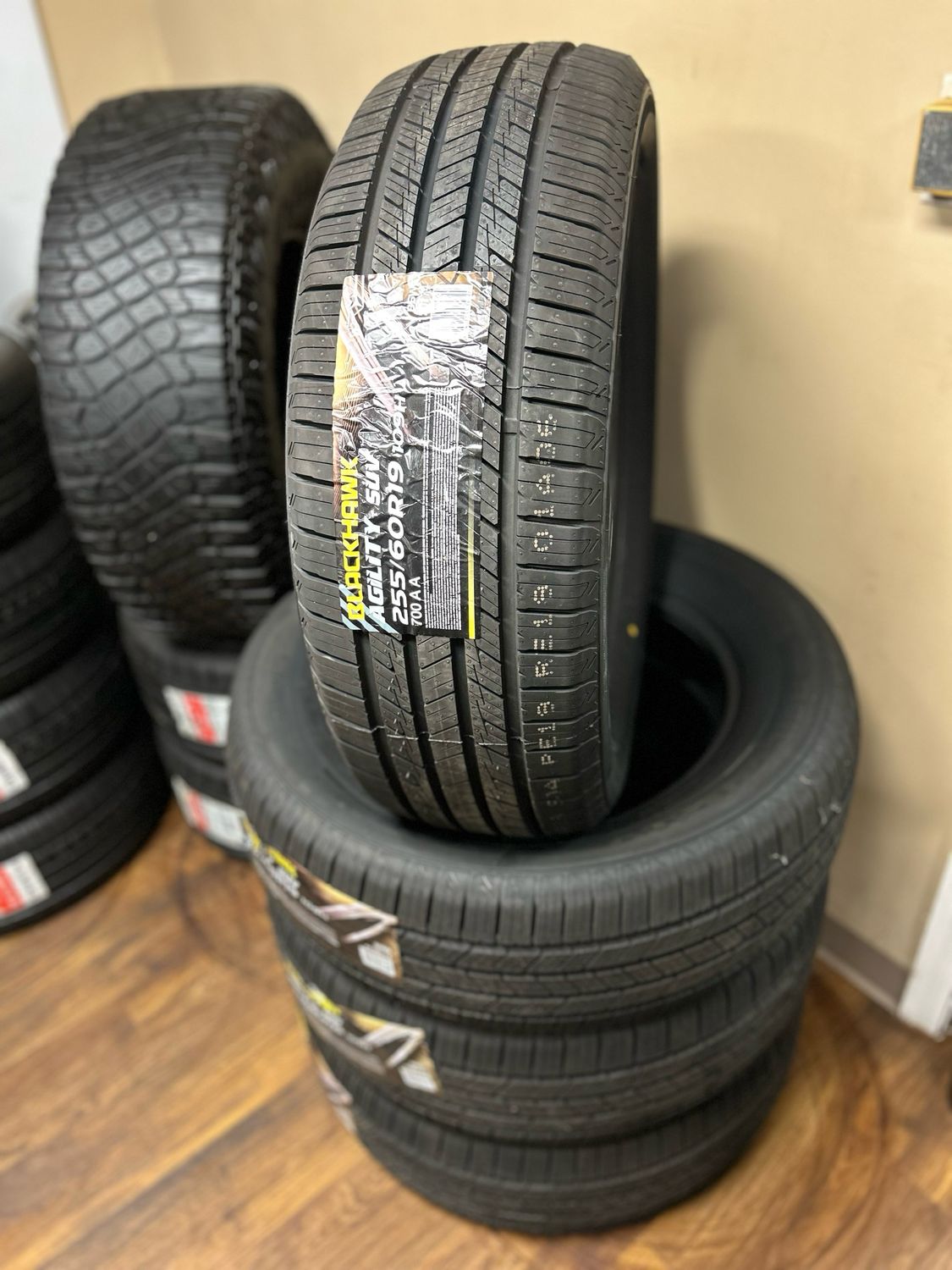 SET OF 4 BRAND NEW 2556019 BLACKHAWK AGILITY SUV 109H