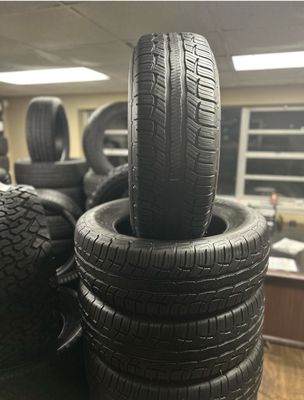 SET OF 4 USED LIKE NEW 265/60R18 BFGOODRICH ADVANTAGE TA SPORT LT 110T