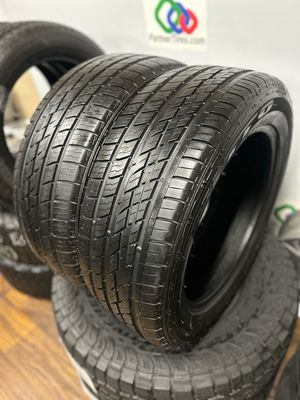 1 PAIR OF USED HIGH TREAD 2355518 NITTO CROSSTEK 2