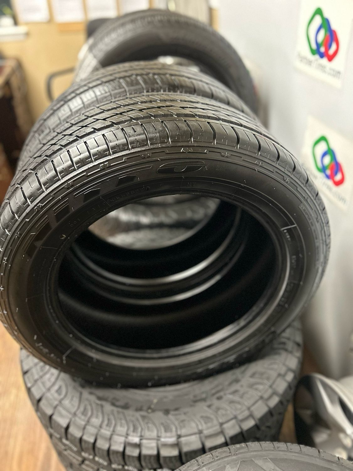 1 PAIR OF USED HIGH TREAD 2355518 NITTO CROSSTEK 2