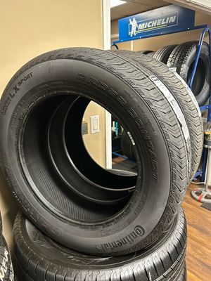 1 PAIR OF BRAND NEW 235/60R18 CONTINENTAL CROSSCONTACT LX SPORT 103H
