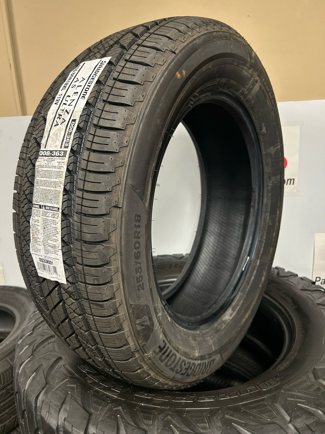 1 SINGLE BRAND NEW 255/60R18 BRIDGESTONE ALENZA AS ULTRA 112V
