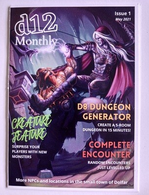 d12 Monthly Zine - Issue 1 (Dungeons)