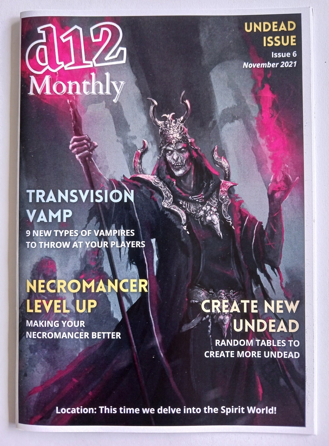 d12 Monthly Zine - Issue 6 (Undead)
