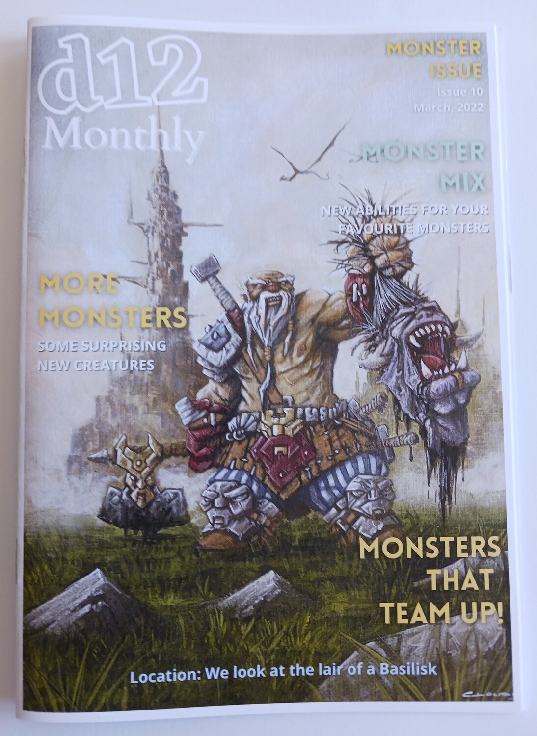 d12 Monthly Zine - Issue 10 (Monster)