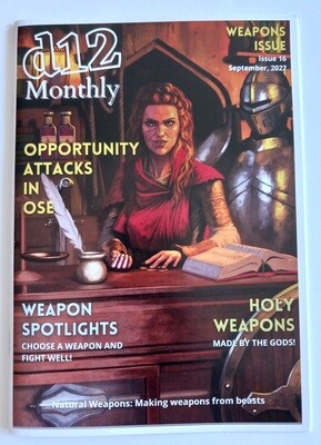 d12 Monthly Zine - Issue 16 (Weapons)