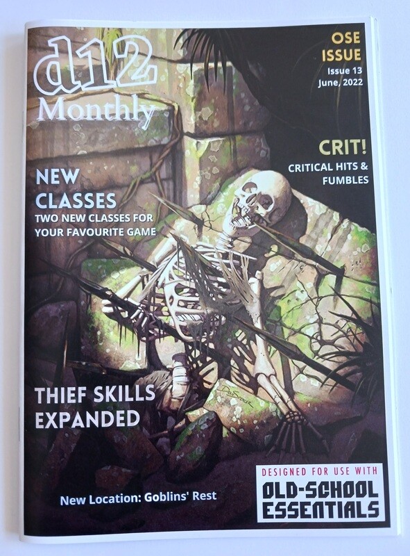 d12 Monthly Zine - Issue 13 (OSE Special Issue)