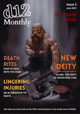 d12 Monthly Zine - Issue 2 (Death) - Physical + PDF