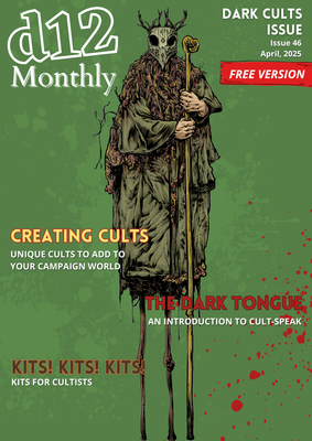 d12 Monthly Zine - Issue 46 (Dark Cults) - PDF
